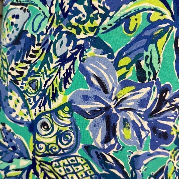 Lilly PULITZER LULA DRESS Bennet Blue Sneak A Beak - Picture 9 of 9